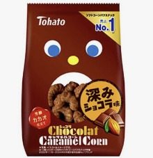 Тохато Шоколадный карамель-корн 65 г